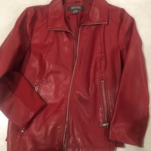 Faux Leather Jacket